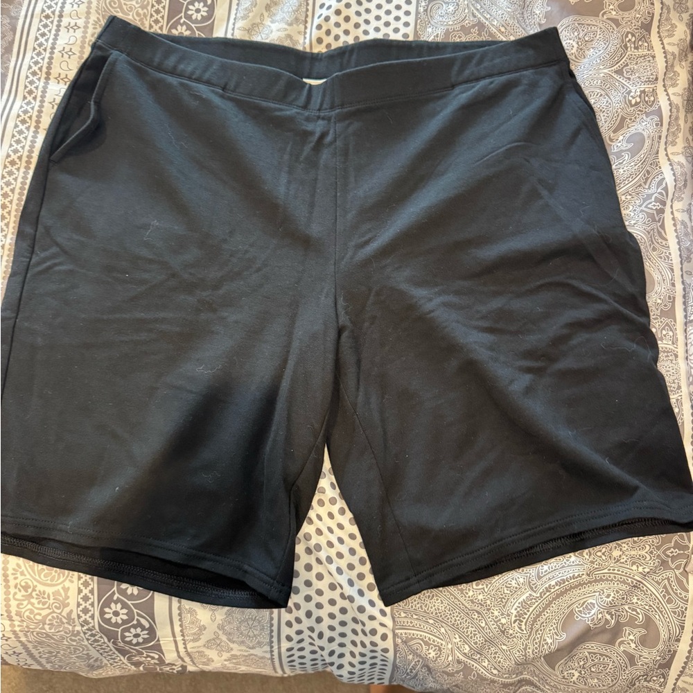 Black Casual Shorts